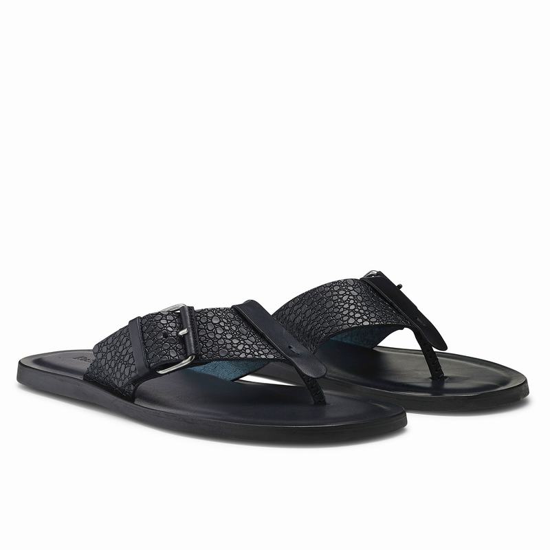 Sandali Russell And Bromley Fibbia Up Uomo Blu | GUF2816MH