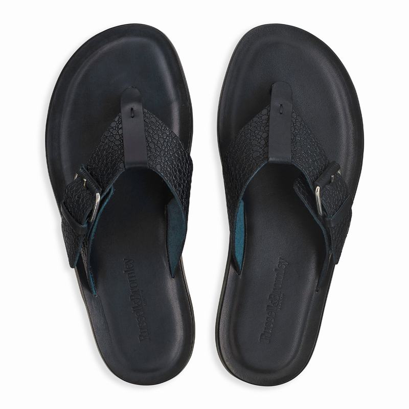 Sandali Russell And Bromley Fibbia Up Uomo Blu | GUF2816MH