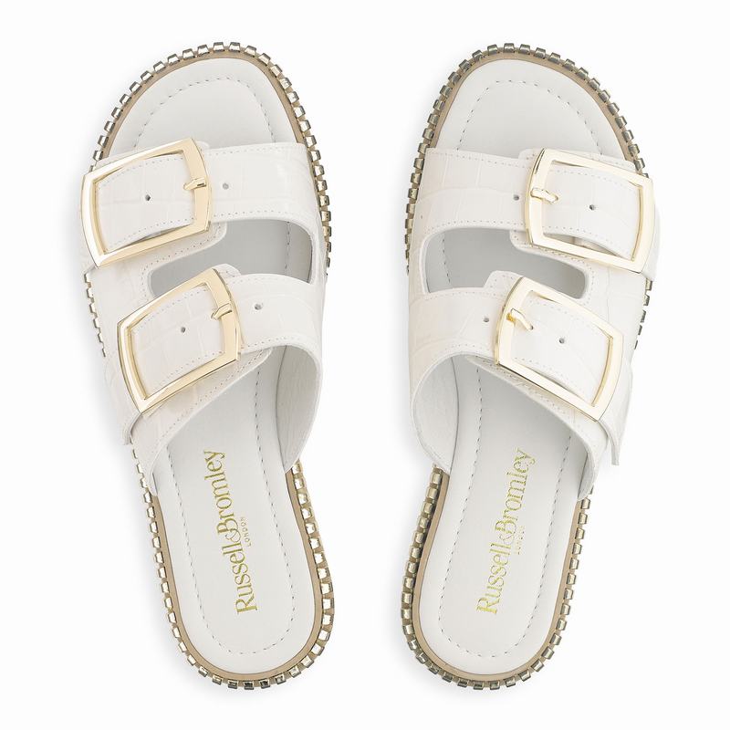 Sandali Russell And Bromley Gold Mine Donna Bianche | CVJ4375EO