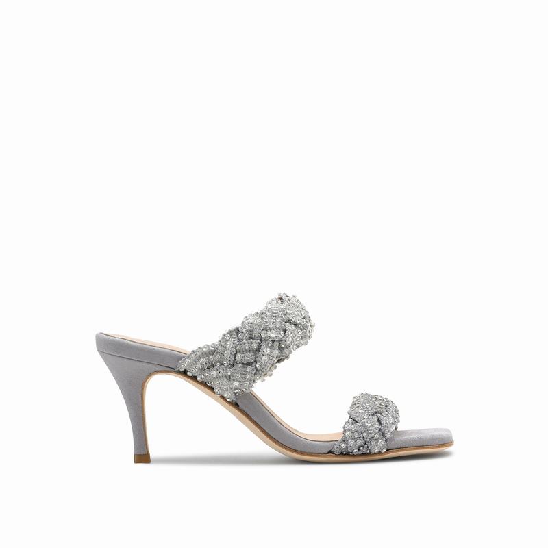 Sandali con Tacco Russell And Bromley Be Jewel Donna Grigie | KVJ2136SK