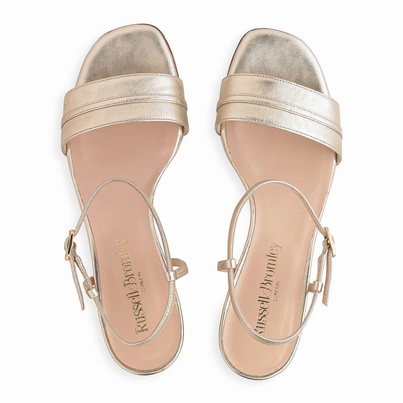 Sandali con Tacco Russell And Bromley Superblock Donna Metallic | RGP4746AE