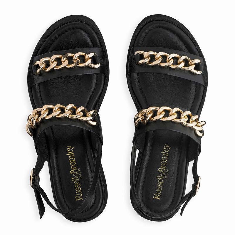 Sandali con Zeppa Russell And Bromley Goldie Donna Nere | XMR7114DS