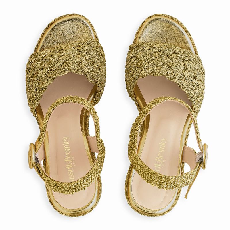 Sandali con Zeppa Russell And Bromley Luxor Donna Metallic | MWP4620XK