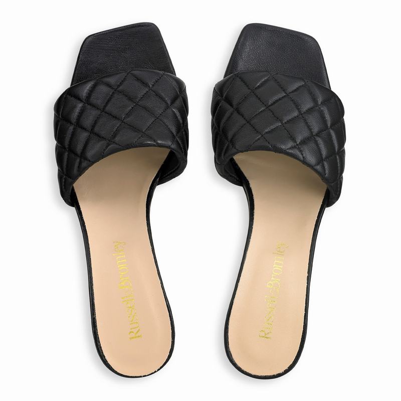 Sandali con Zeppa Russell And Bromley Quiltbloc Donna Nere | NQJ7763SV