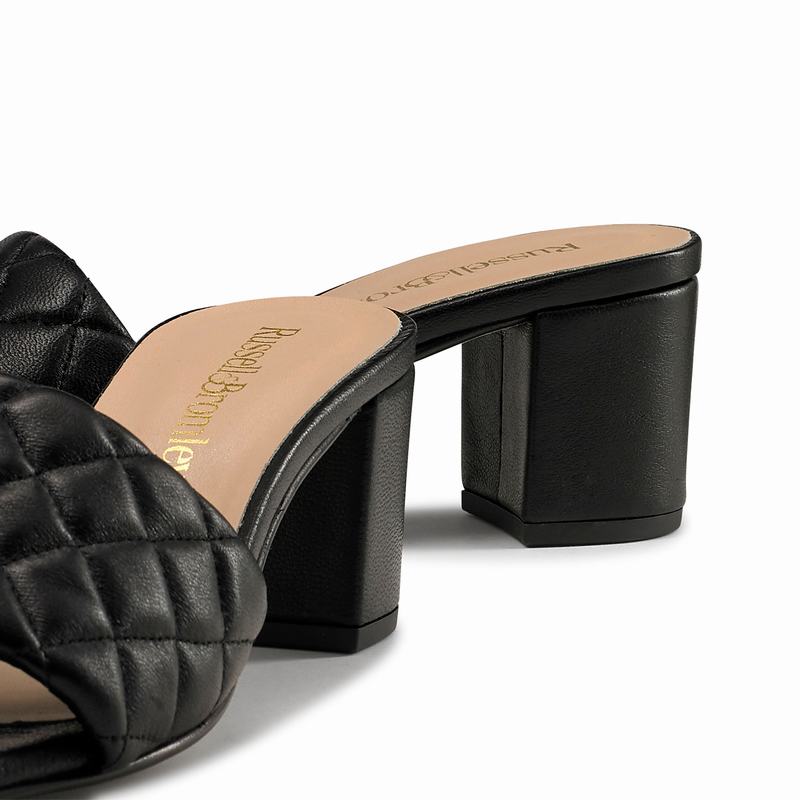 Sandali con Zeppa Russell And Bromley Quiltbloc Donna Nere | NQJ7763SV