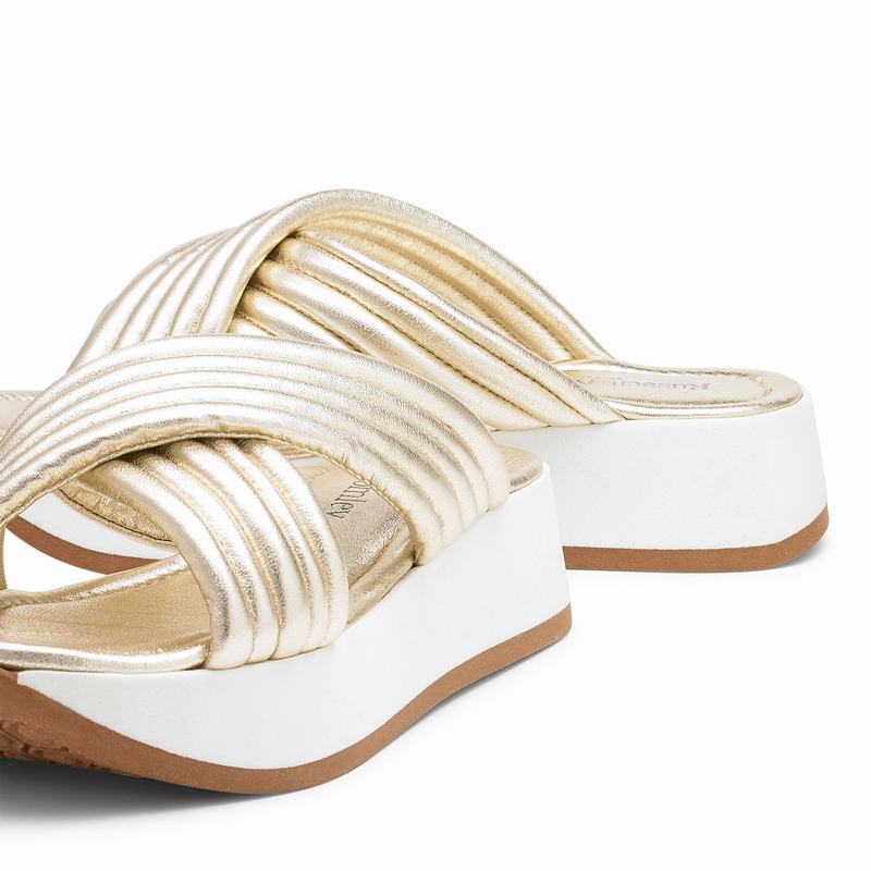 Sandali con Zeppa Russell And Bromley Site See Donna Metallic | CBI3297ME