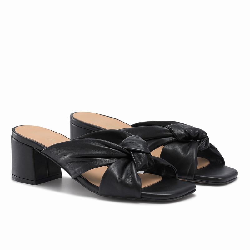 Sandali con Zeppa Russell And Bromley Top Knot Donna Nere | CTX7024DN