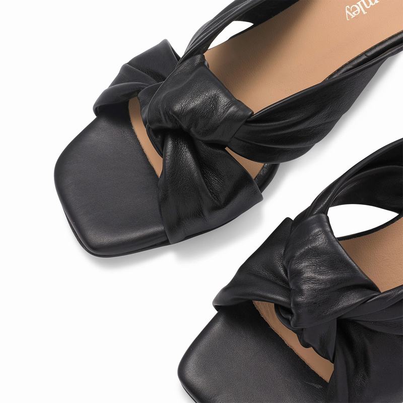 Sandali con Zeppa Russell And Bromley Top Knot Donna Nere | CTX7024DN