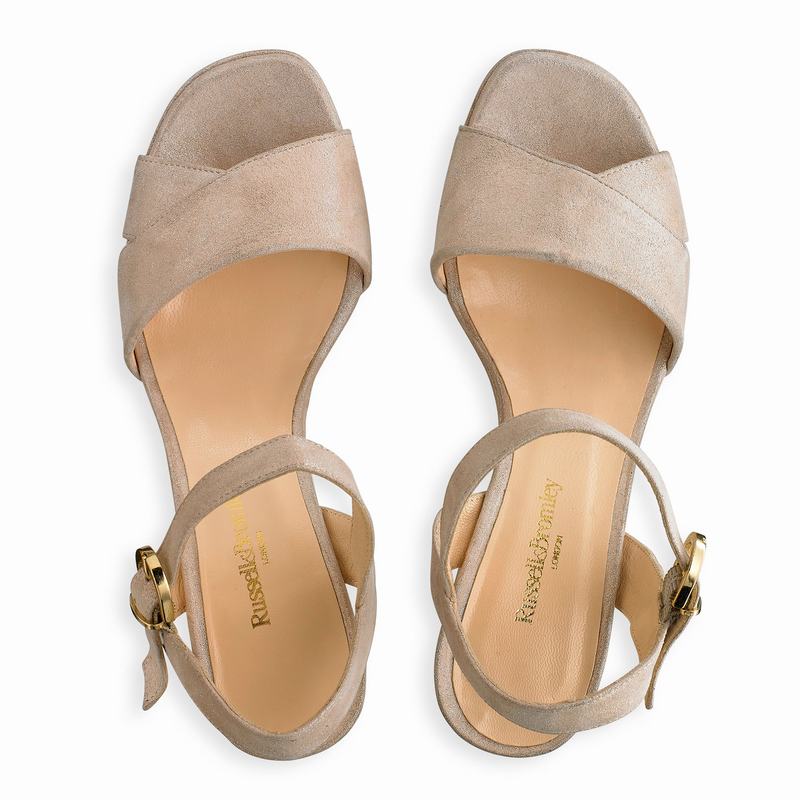 Sandali con Zeppa Russell And Bromley Topform Donna Metallic | QWW197MH