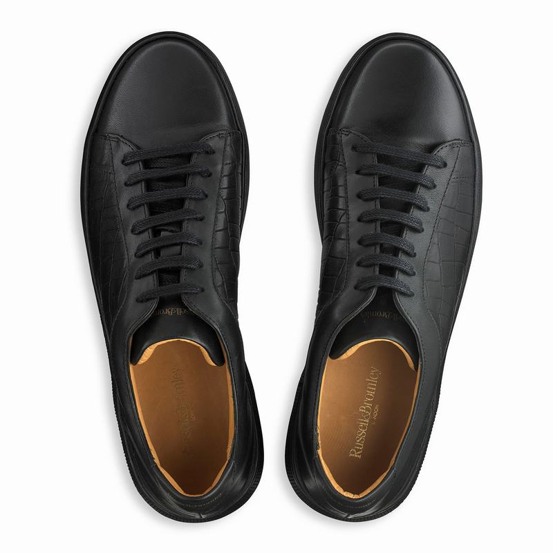 Scarpe Bassi Russell And Bromley Clear Run Uomo Nere | FDQ9064BS