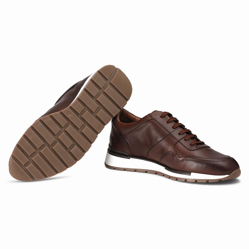 Scarpe Bassi Russell And Bromley Lomond Uomo Marroni | QKR1071EP