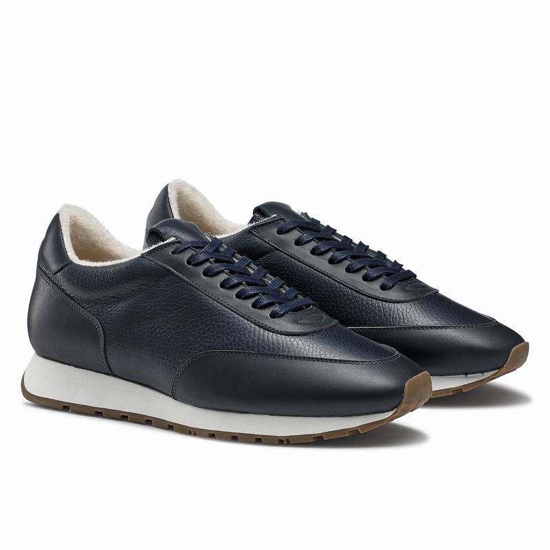 Scarpe Bassi Russell And Bromley Out Run Uomo Blu | IUO6656QD