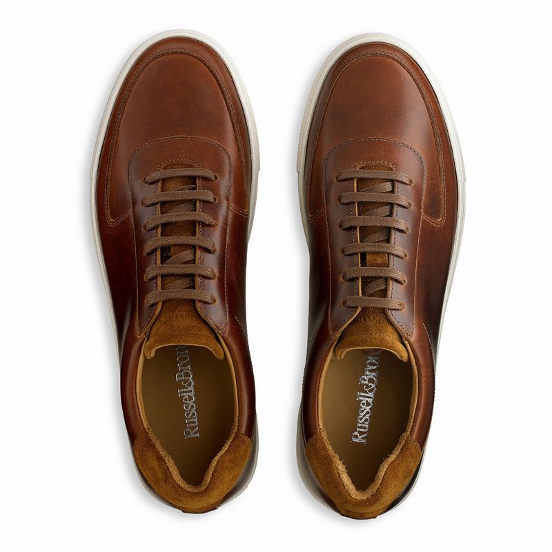 Scarpe Bassi Russell And Bromley Outfield Uomo Marroni | ATR6416EX