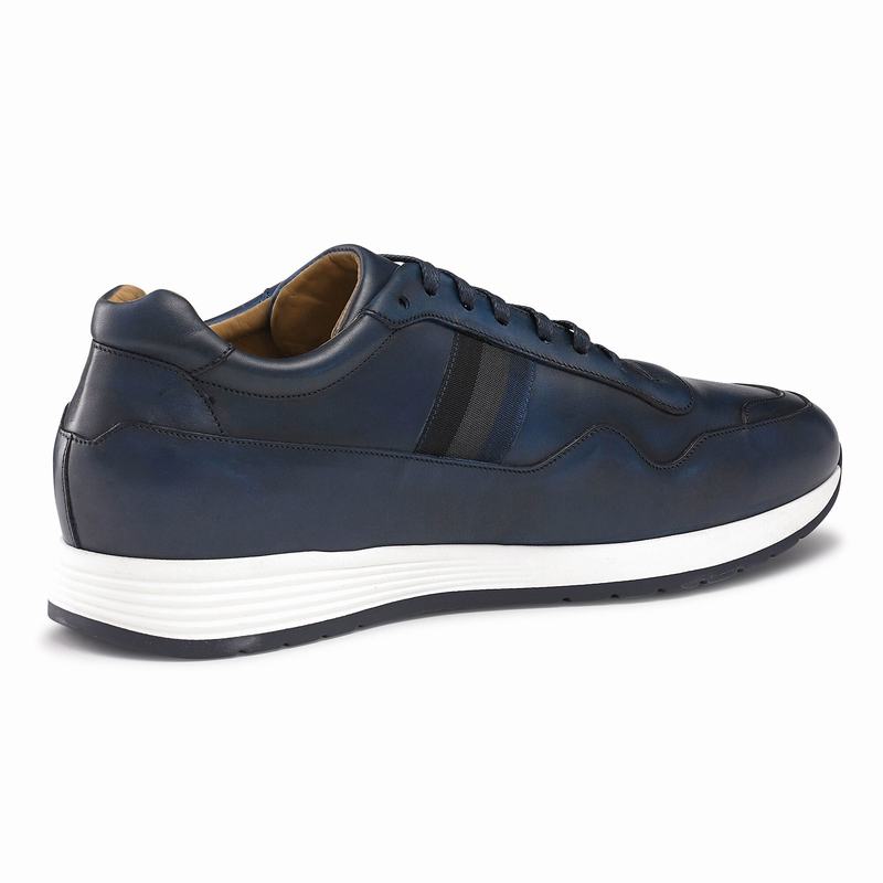 Scarpe Bassi Russell And Bromley Run Time Uomo Blu | LMJ6158WH