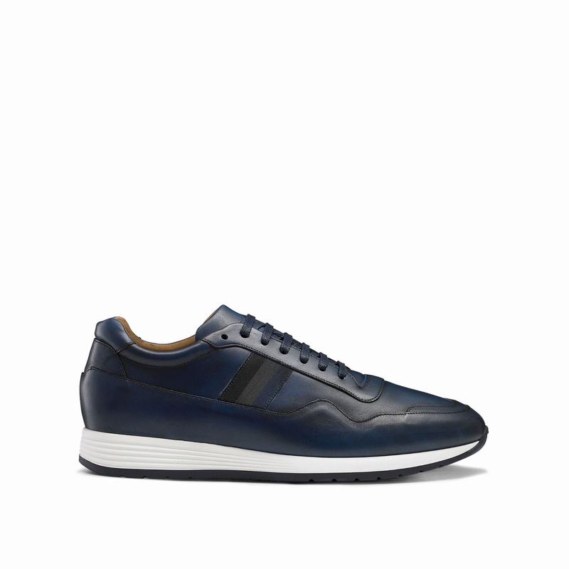 Scarpe Bassi Russell And Bromley Run Time Uomo Blu | LMJ6158WH