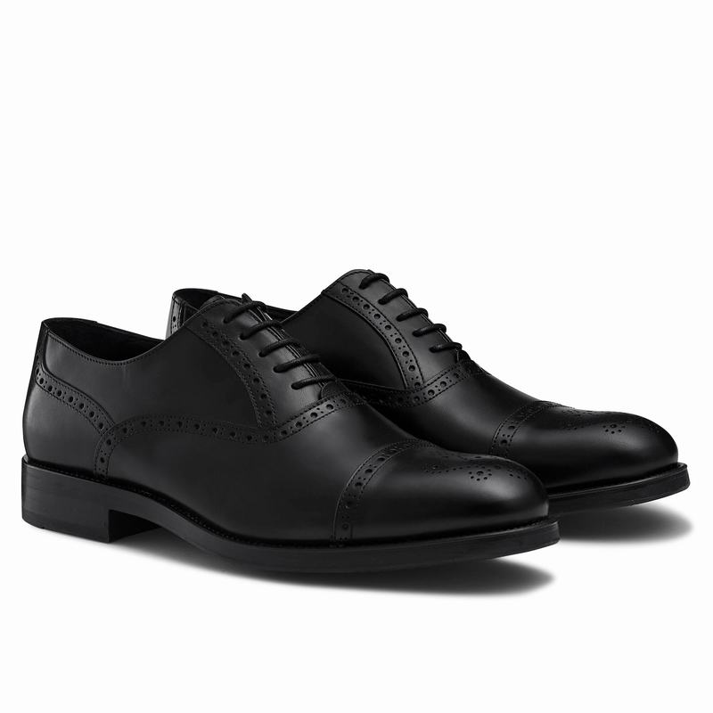 Scarpe Brogue Russell And Bromley Chiltern Uomo Nere | PKV6332DE