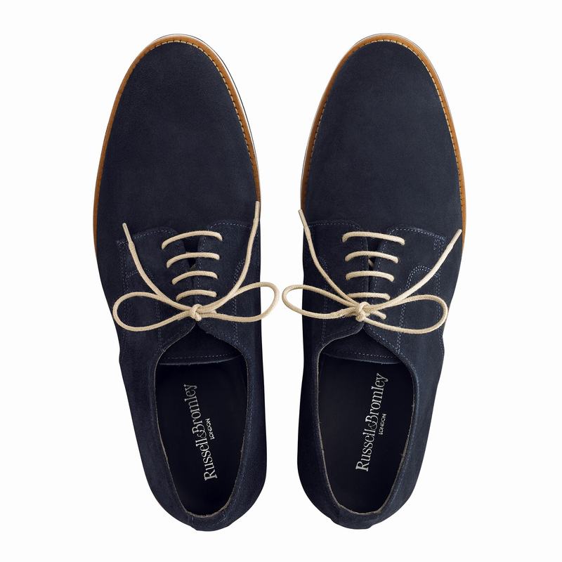 Scarpe Derby Russell And Bromley Passport Uomo Blu | WTH5724IC