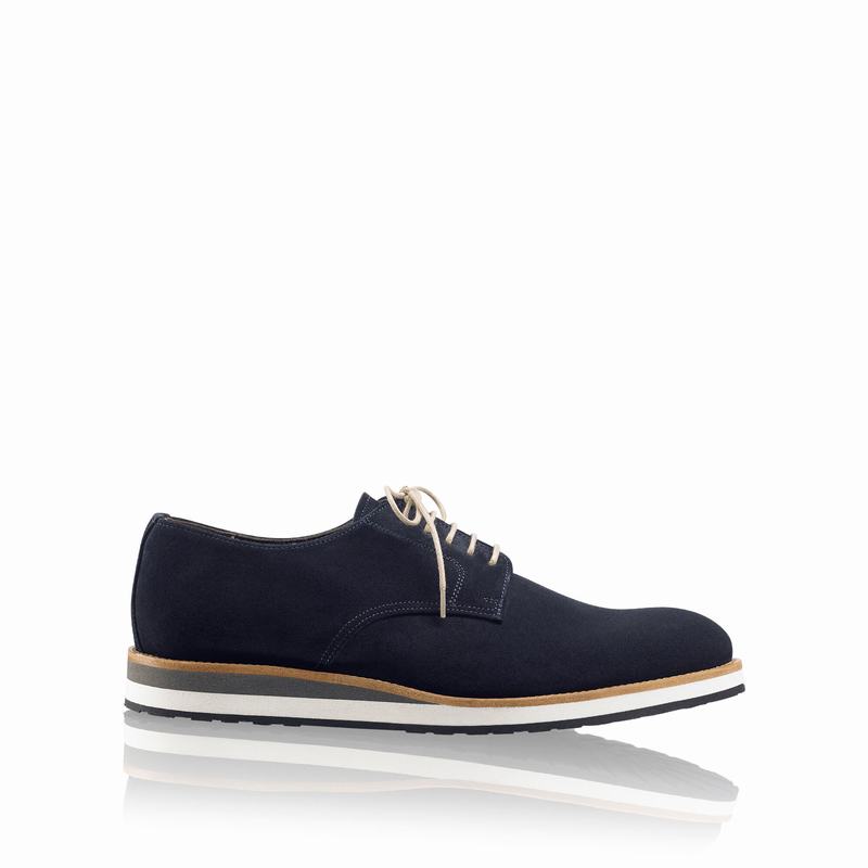 Scarpe Derby Russell And Bromley Passport Uomo Blu | WTH5724IC