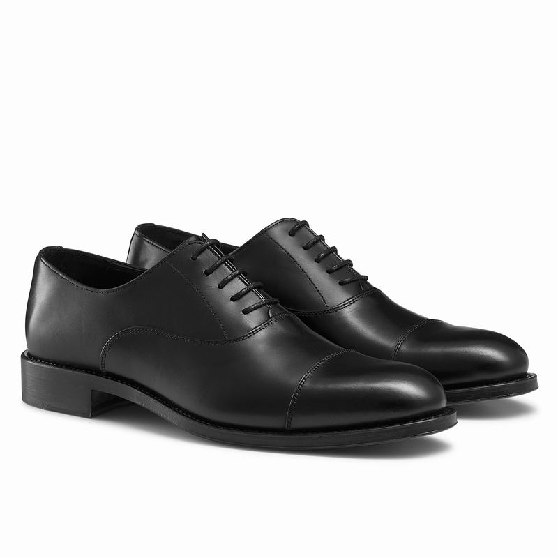 Scarpe Oxford Russell And Bromley Boris Uomo Nere | DUH4365II