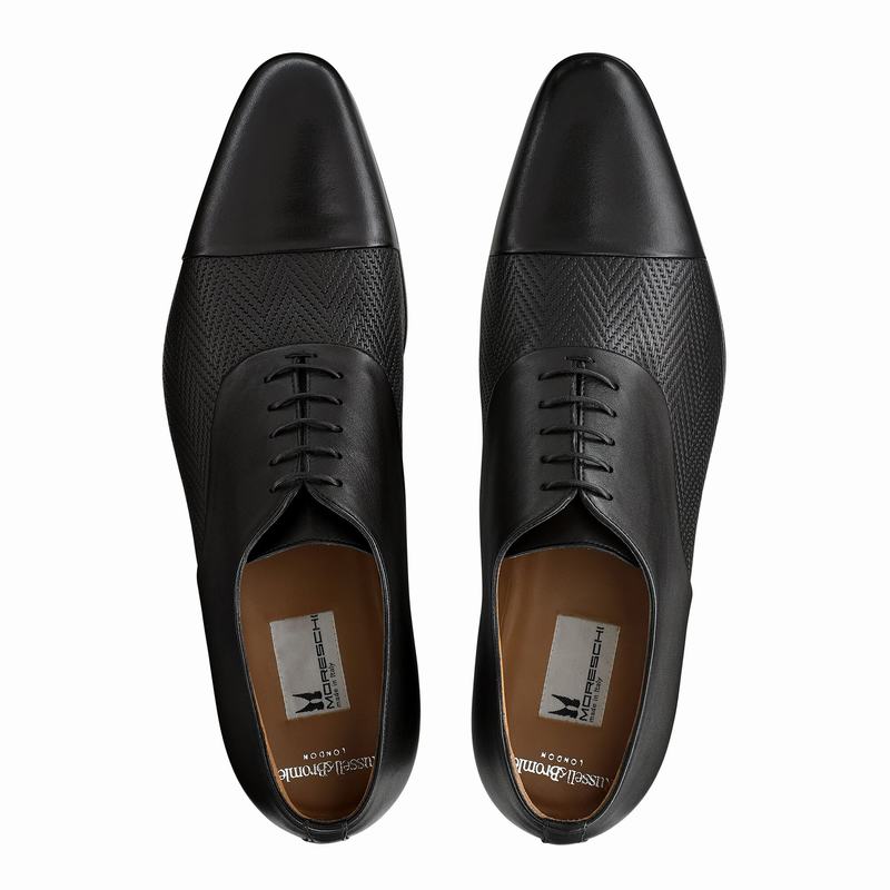 Scarpe Oxford Russell And Bromley Know How Uomo Nere | KFC127BP