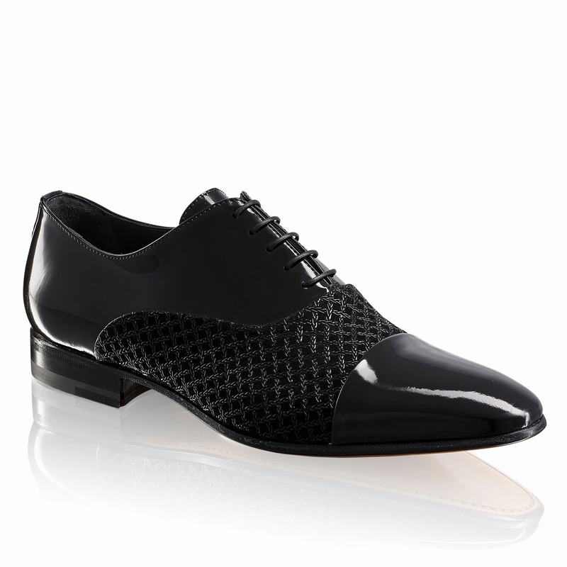 Scarpe Oxford Russell And Bromley Know-how Uomo Nere | IZI893CP