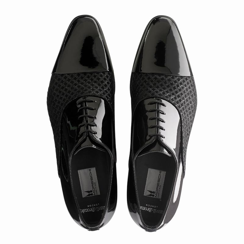 Scarpe Oxford Russell And Bromley Know-how Uomo Nere | IZI893CP