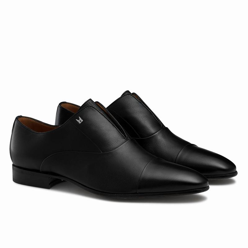 Scarpe Oxford Russell And Bromley Knowledge Uomo Nere | NFU9729CZ