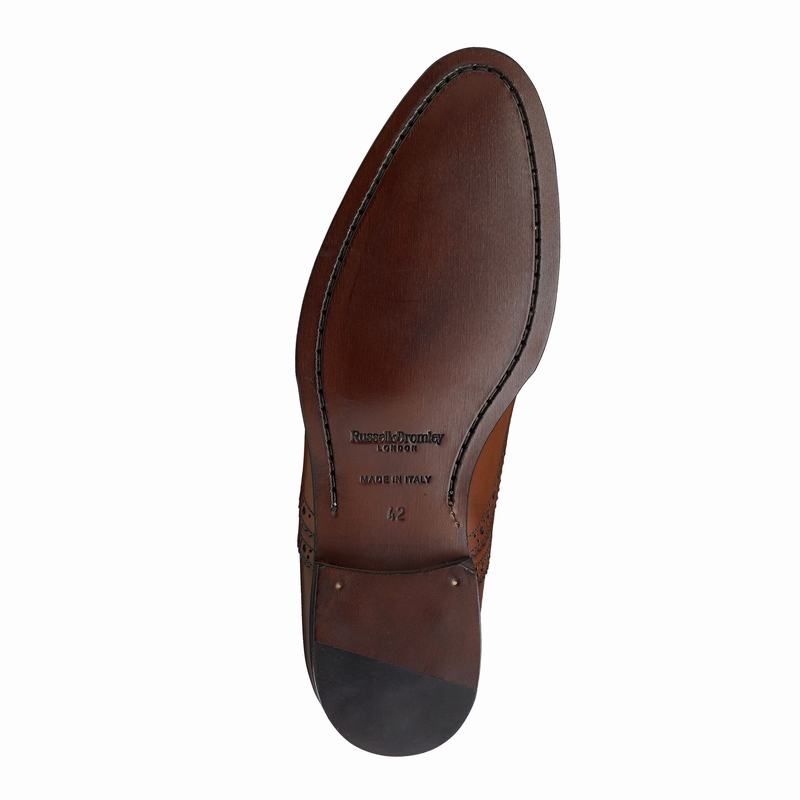 Scarpe Oxford Russell And Bromley Oak Uomo Marroni | OVR9362PB