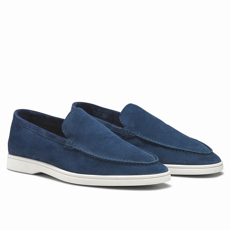 Scarpe Slip On Russell And Bromley Carmel Uomo Blu | ZLL299JZ