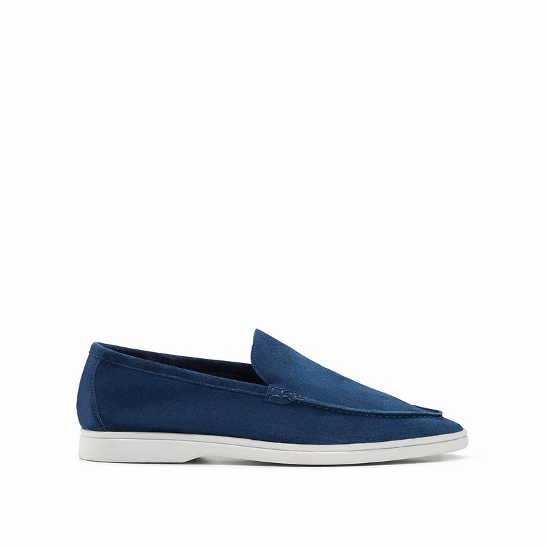 Scarpe Slip On Russell And Bromley Carmel Uomo Blu | ZLL299JZ