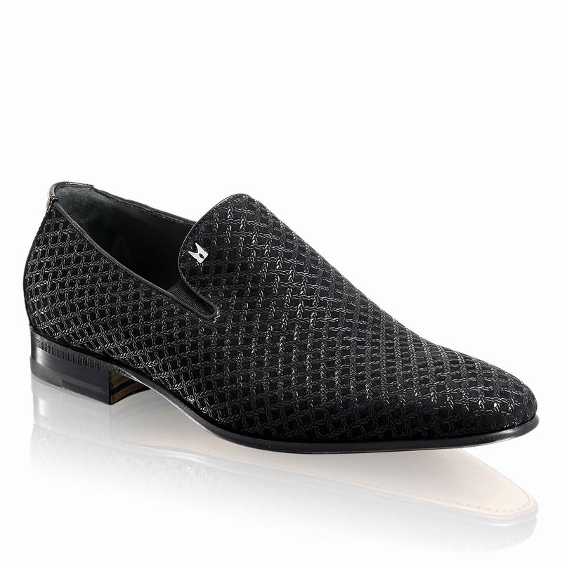 Scarpe Slip On Russell And Bromley Meander Uomo Nere | KCN6863YN