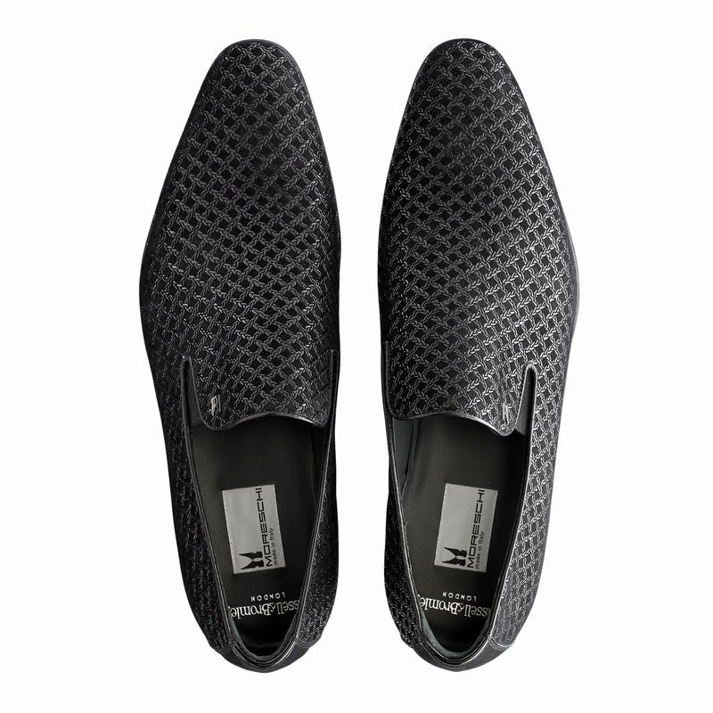 Scarpe Slip On Russell And Bromley Meander Uomo Nere | KCN6863YN