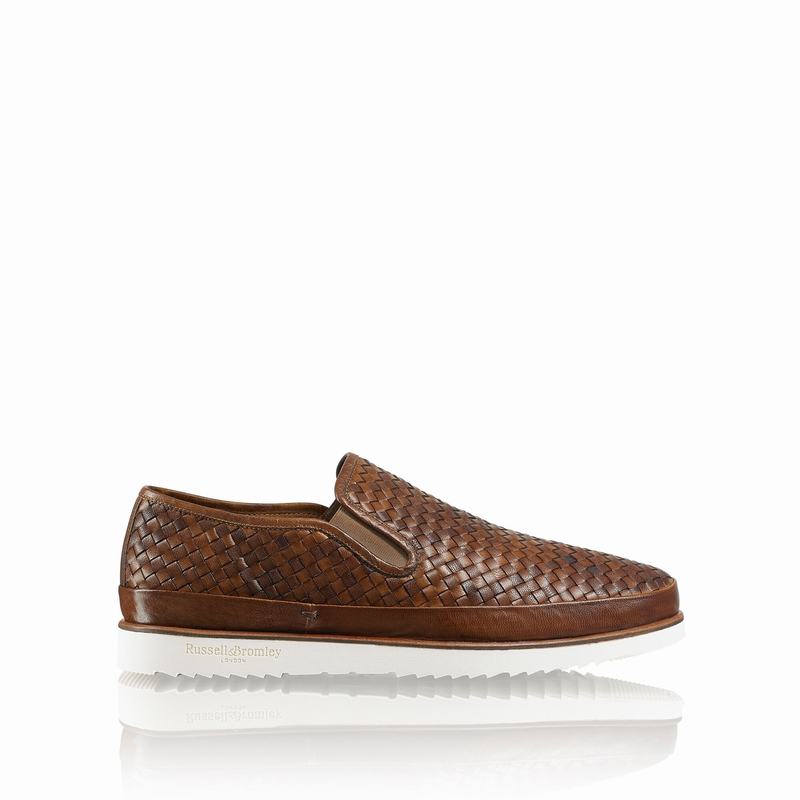 Scarpe Slip On Russell And Bromley Sanmarino Uomo Marroni | SZA5760GH