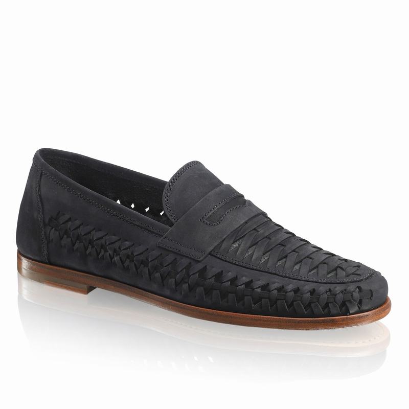 Scarpe Slip On Russell And Bromley Uppercut Uomo Blu | EIW6047OV