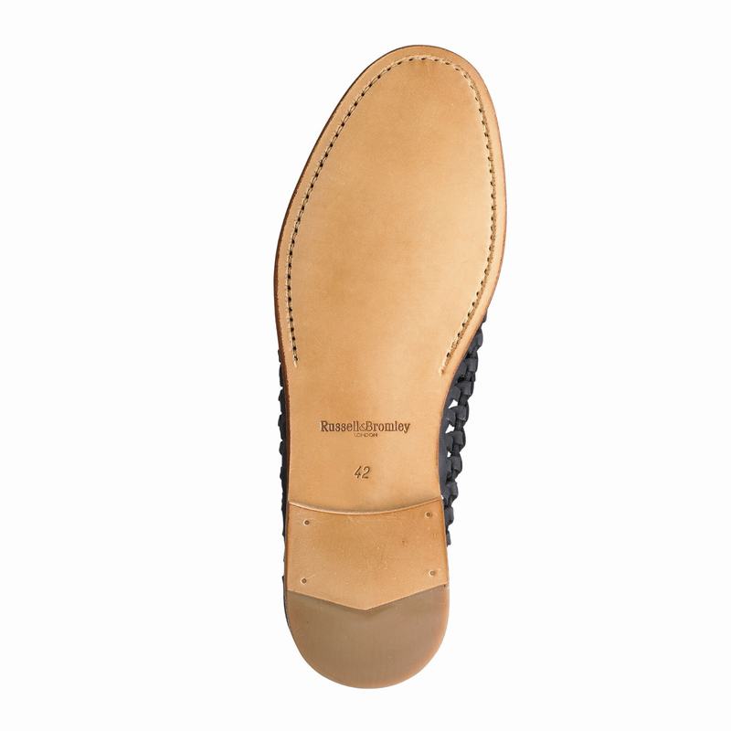 Scarpe Slip On Russell And Bromley Uppercut Uomo Blu | EIW6047OV