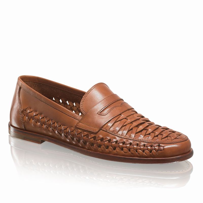 Scarpe Slip On Russell And Bromley Uppercut Uomo Marroni | JEI2794IX