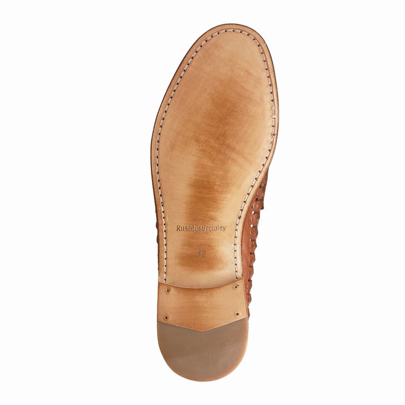 Scarpe Slip On Russell And Bromley Uppercut Uomo Marroni | JEI2794IX