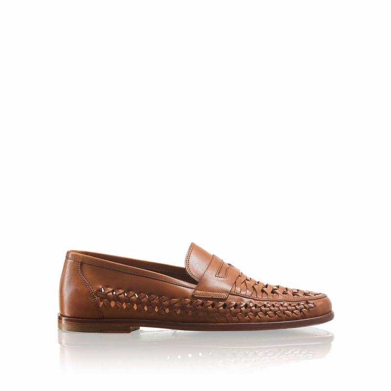 Scarpe Slip On Russell And Bromley Uppercut Uomo Marroni | JEI2794IX