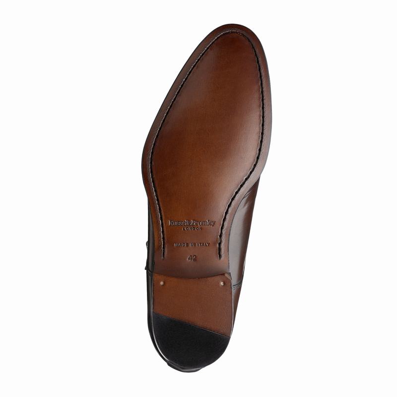 Scarpe Stringate Russell And Bromley Birch Uomo Marroni | YZD16100LN