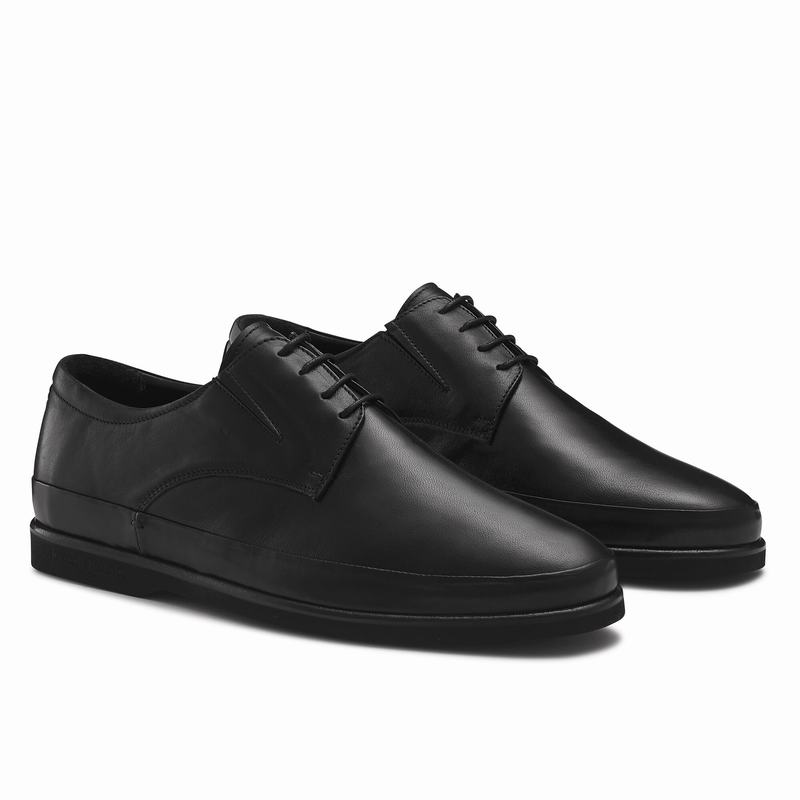 Scarpe Stringate Russell And Bromley Fiastra Uomo Nere | YLU5559QM