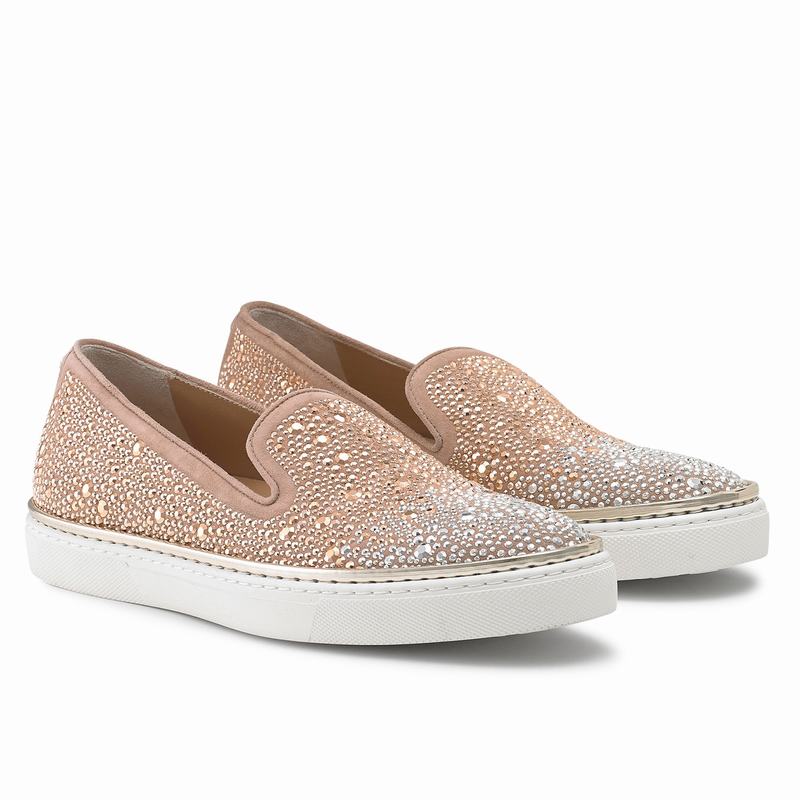 Slip On Scarpe Da Ginnastica Russell And Bromley Twinkletoe Donna Rosa | SHL398NJ