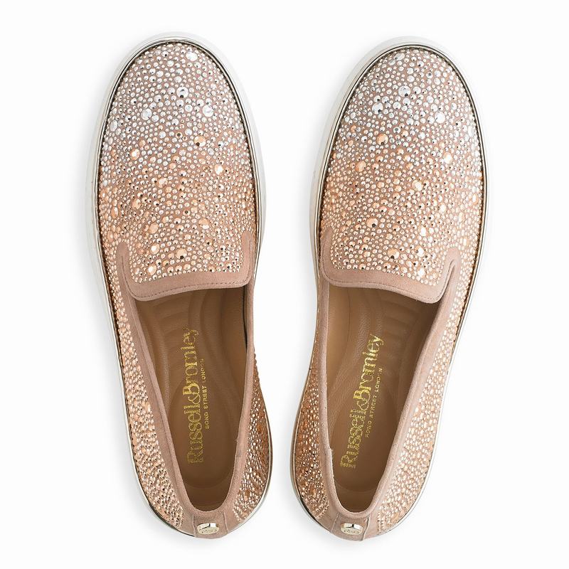 Slip On Scarpe Da Ginnastica Russell And Bromley Twinkletoe Donna Rosa | SHL398NJ