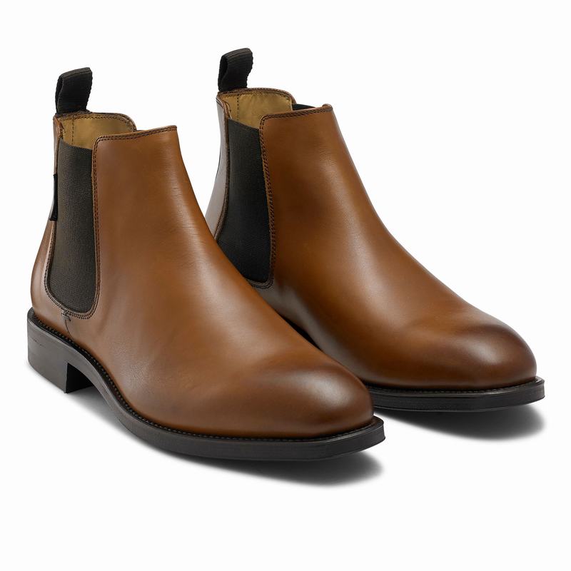 Stivaletti Chelsea Russell And Bromley Burlington Uomo Marroni | EEC6760EA