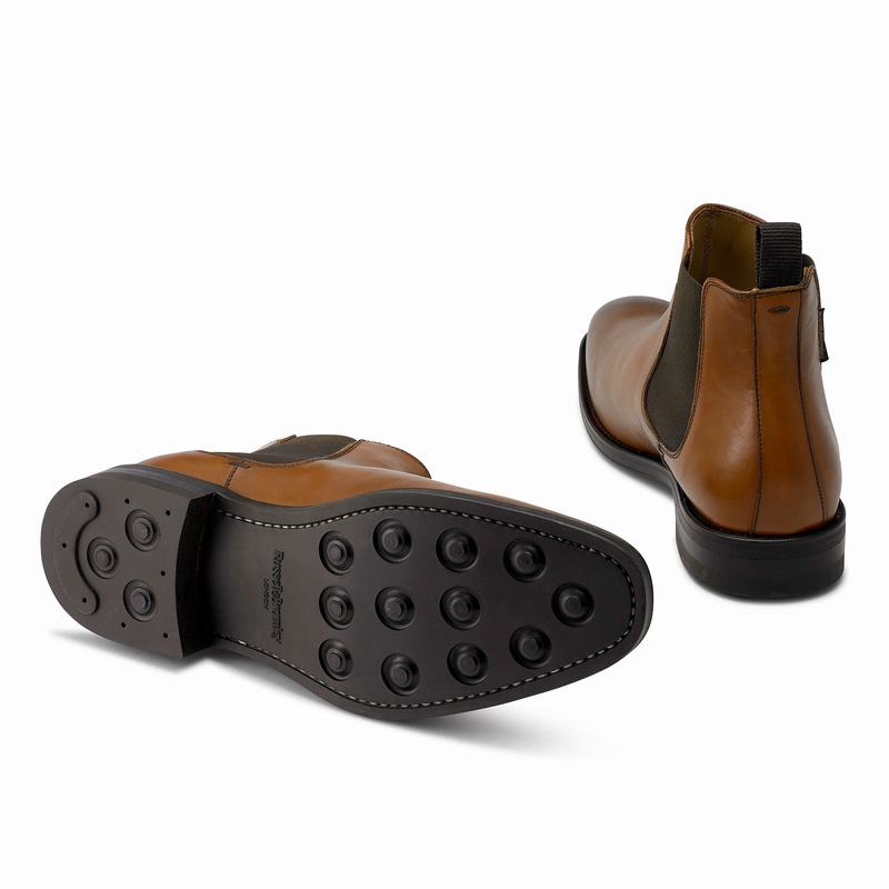 Stivaletti Chelsea Russell And Bromley Burlington Uomo Marroni | EEC6760EA