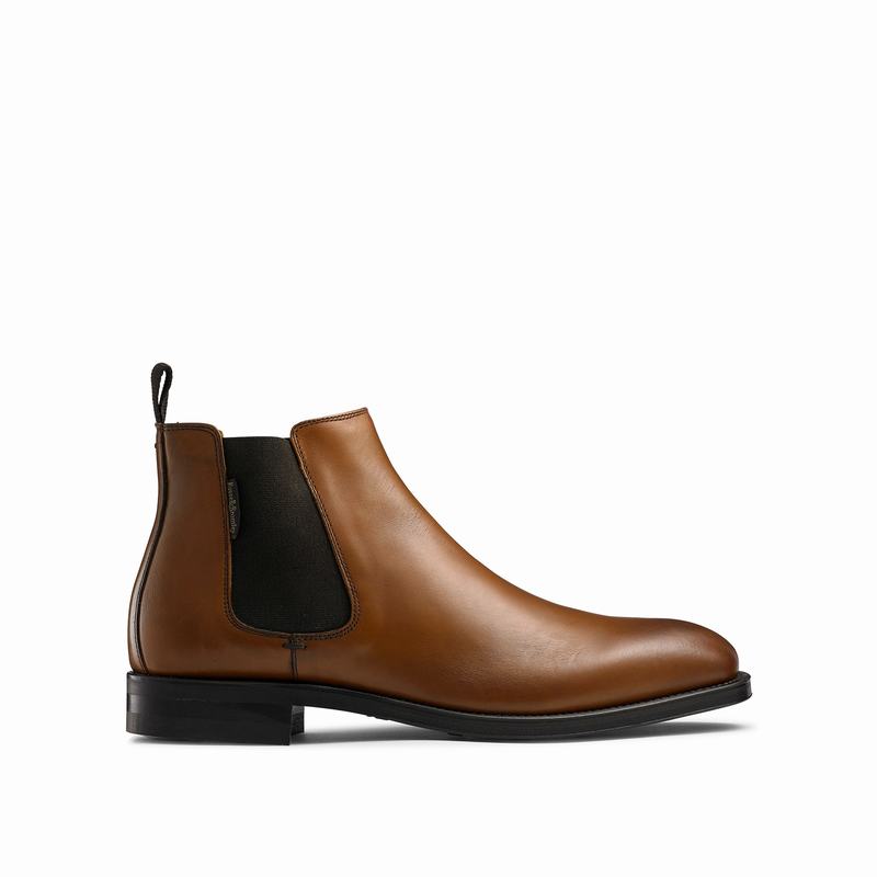 Stivaletti Chelsea Russell And Bromley Burlington Uomo Marroni | EEC6760EA