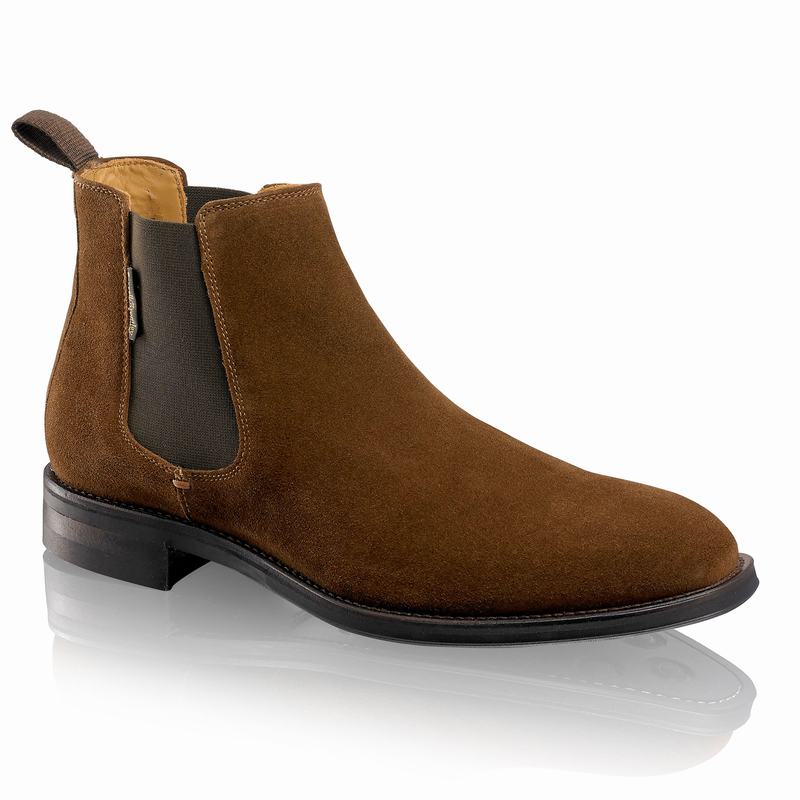 Stivaletti Chelsea Russell And Bromley Burlington Uomo Marroni | GKS6256GT