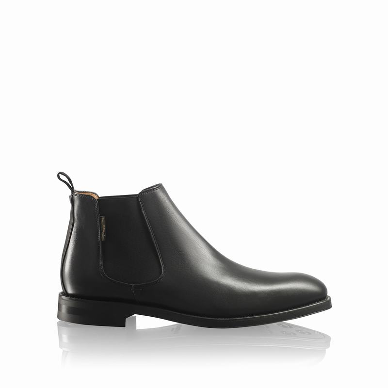 Stivaletti Chelsea Russell And Bromley Burlington Uomo Nere | UEM1253HI