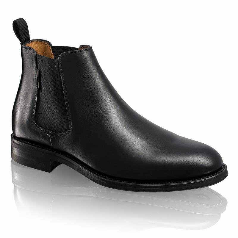 Stivaletti Chelsea Russell And Bromley Guildford Uomo Nere | KVW1981MW