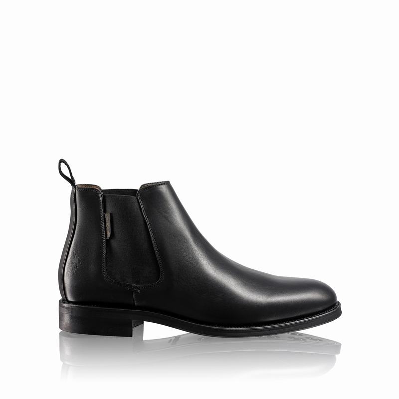 Stivaletti Chelsea Russell And Bromley Guildford Uomo Nere | KVW1981MW