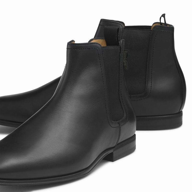 Stivaletti Chelsea Russell And Bromley Highline Uomo Nere | NNE7938OM